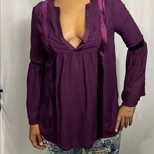 Vibrant Purple Long Sleeve Top